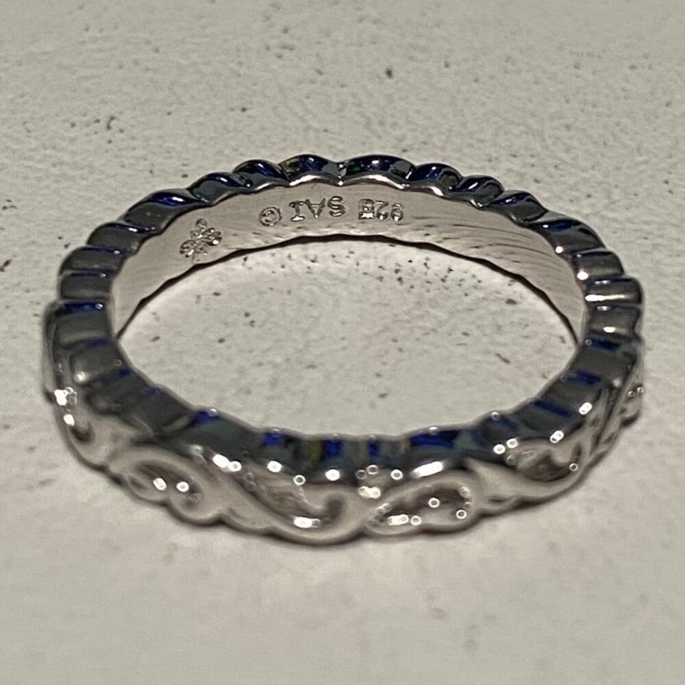 Stacker Ring Size 7.5 SAI Jewelry Sterling Silver Stamped 925 - Picture 7 of 8